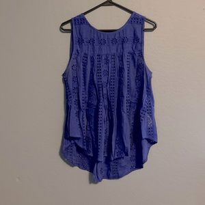 Gap Eyelet Loose Fit Tank Top